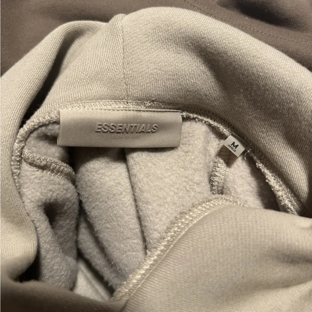 Fear of God Essentials Hoodie Smoke Mens Size Medium